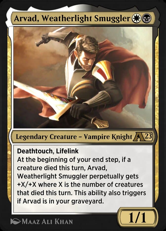 Arvad, Weatherlight Smuggler — Alchemy: Dominaria
