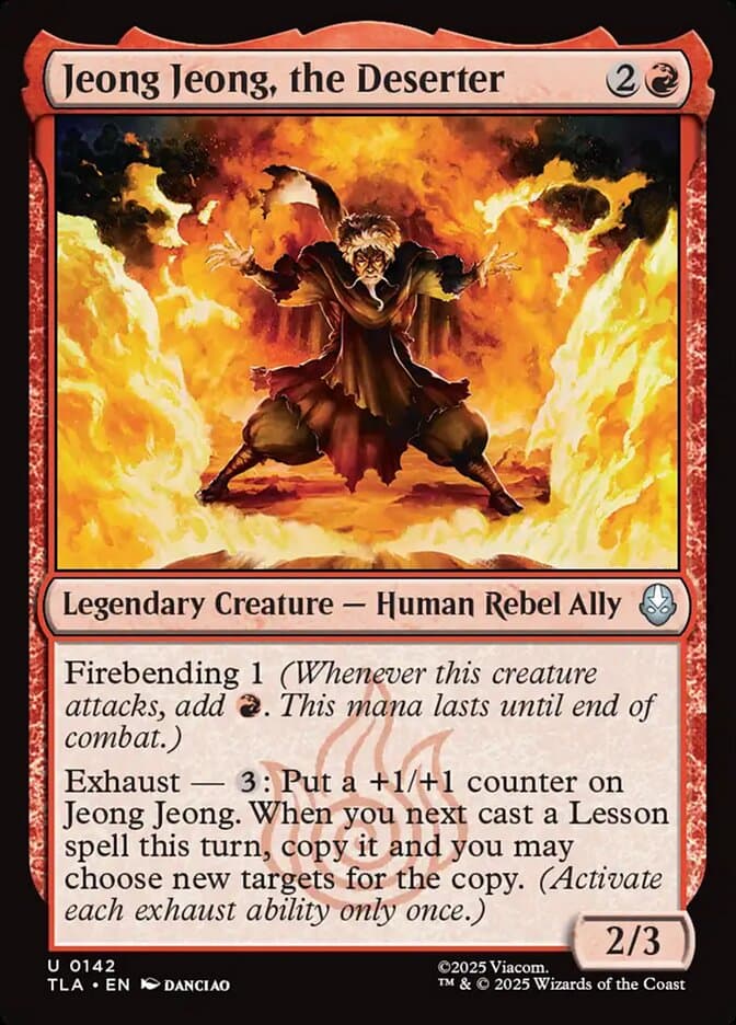 Jeong Jeong, the Deserter — Avatar: The Last Airbender