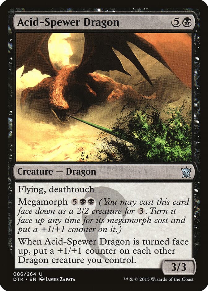 Acid-Spewer Dragon — Dragons of Tarkir