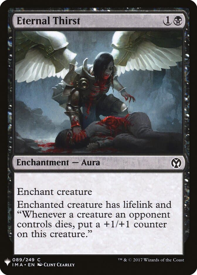 Eternal Thirst — The List