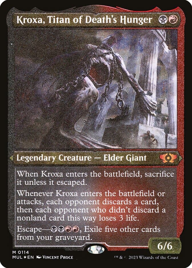 Kroxa, Titan of Death's Hunger — Multiverse Legends