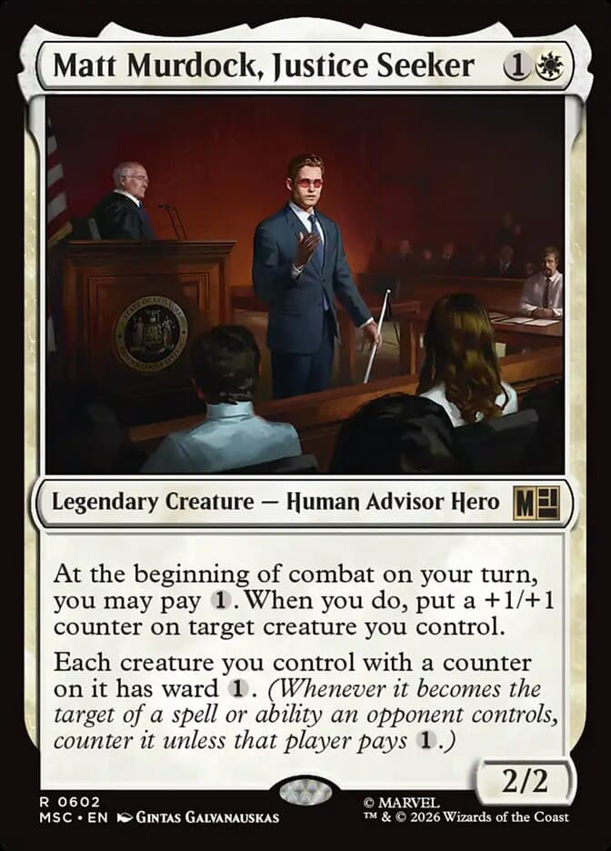 Matt Murdock, Justice Seeker — Marvel Super Heroes Commander
