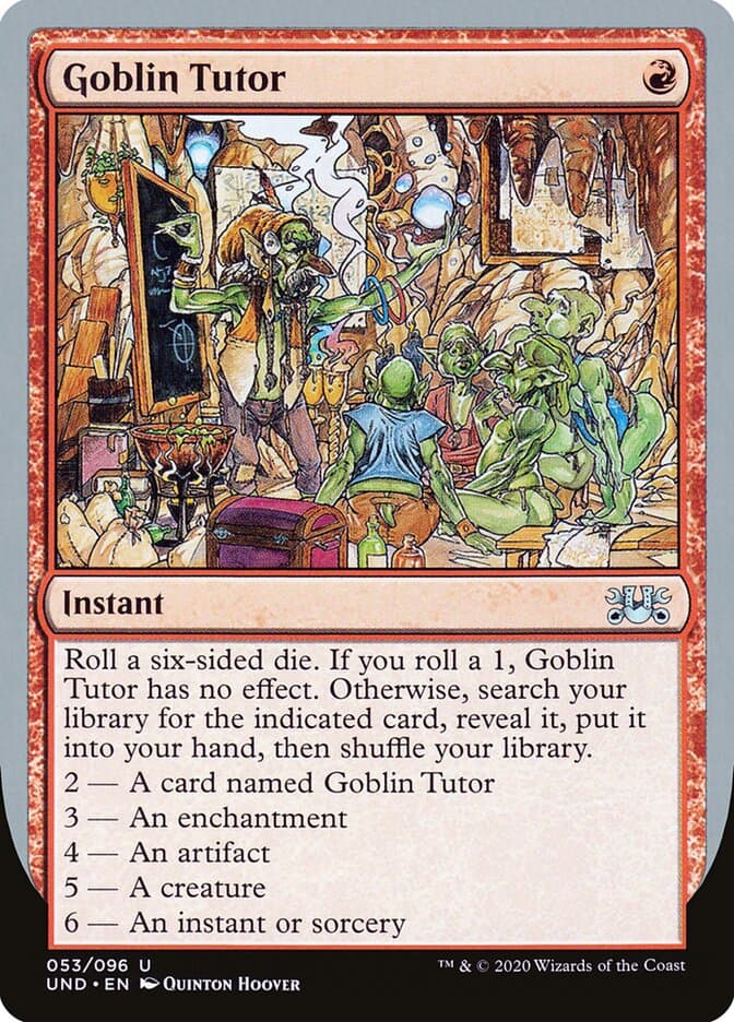 Goblin Tutor — Unsanctioned