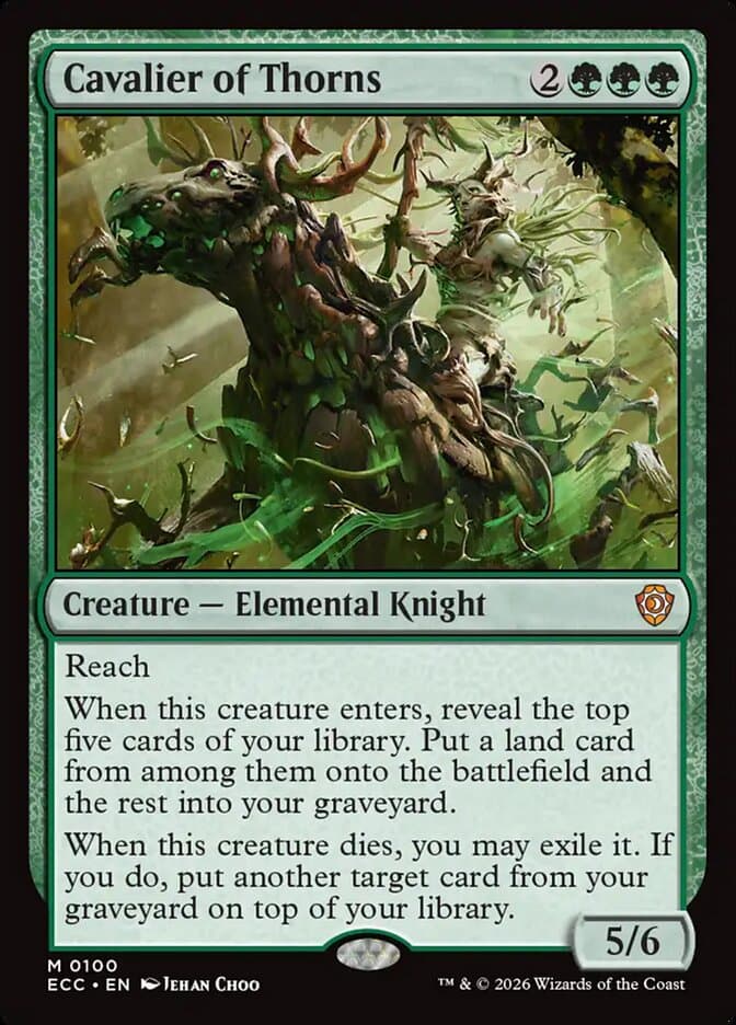 Cavalier of Thorns — Lorwyn Eclipsed Commander