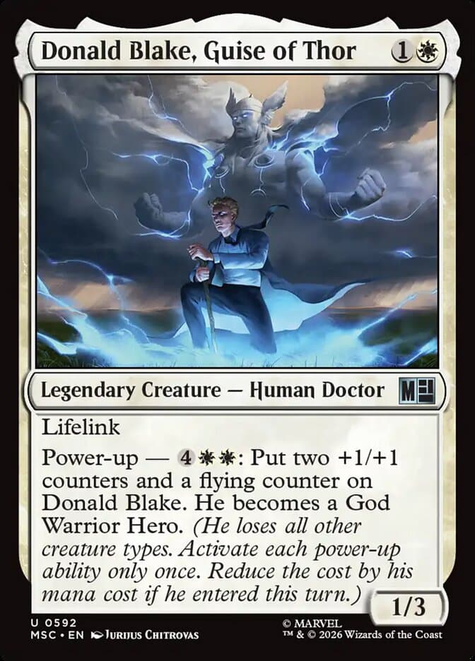 Donald Blake, Guise of Thor — Marvel Super Heroes Commander