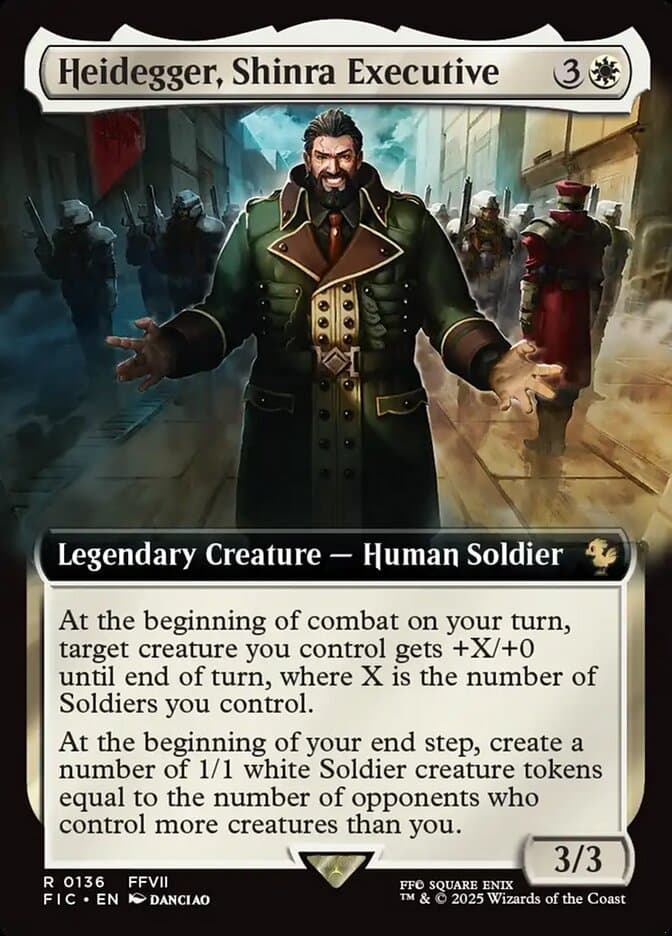 Heidegger, Shinra Executive — Final Fantasy Commander