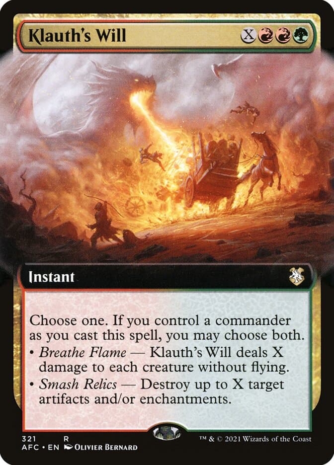 Klauth's Will — Forgotten Realms Commander