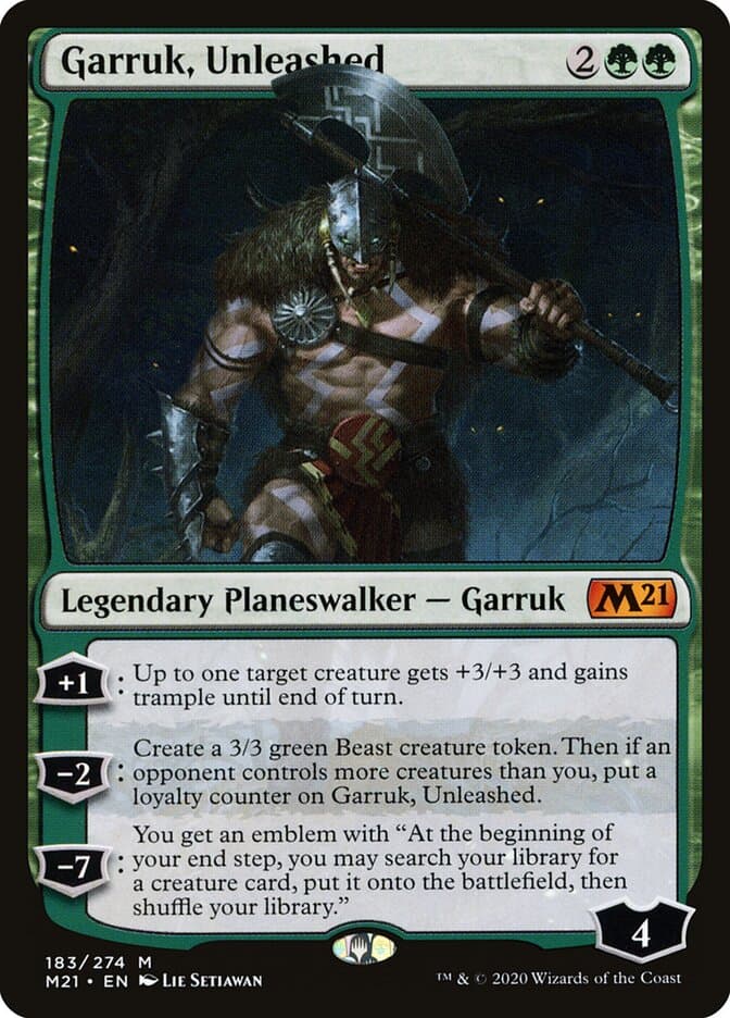Garruk, Unleashed — Core Set 2021