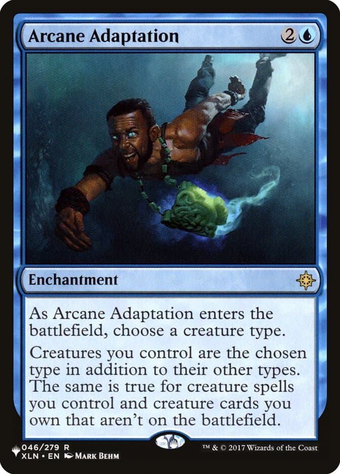 Arcane Adaptation — The List