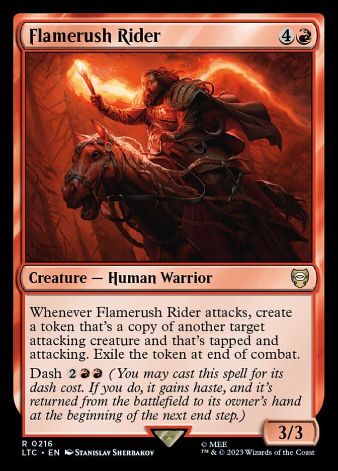 Flamerush Rider — Tales of Middle-earth Commander