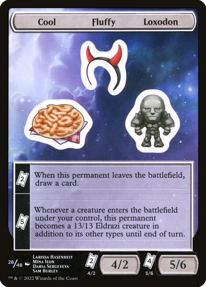 Cool Fluffy Loxodon — Unfinity Sticker Sheets