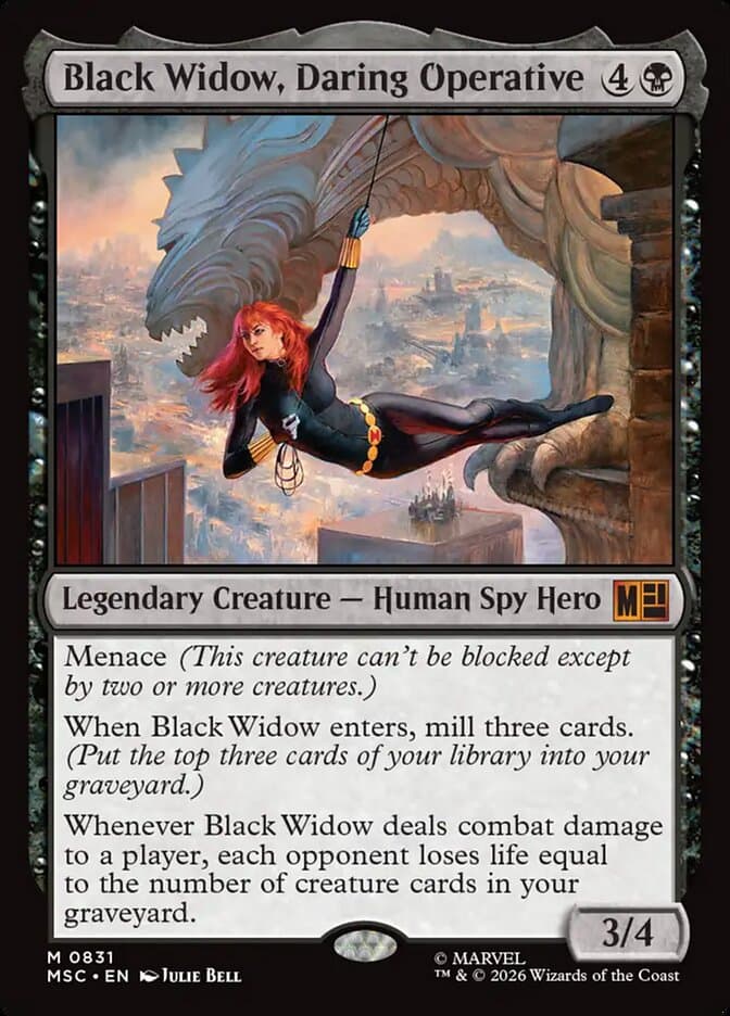 Black Widow, Daring Operative — Marvel Super Heroes Commander