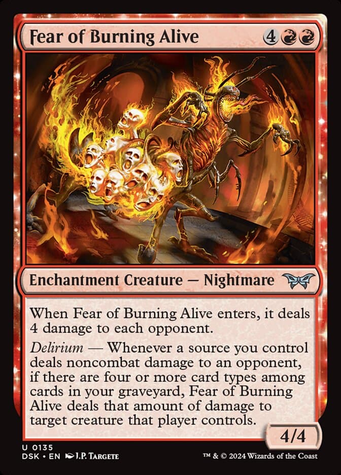 Fear of Burning Alive — Duskmourn: House of Horror