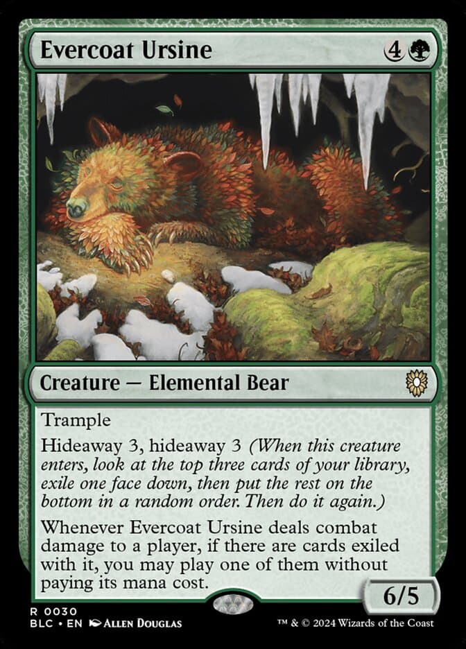 Evercoat Ursine — Bloomburrow Commander