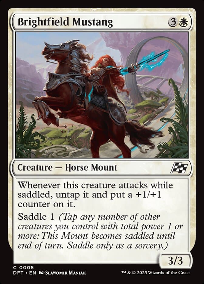 Brightfield Mustang — Aetherdrift