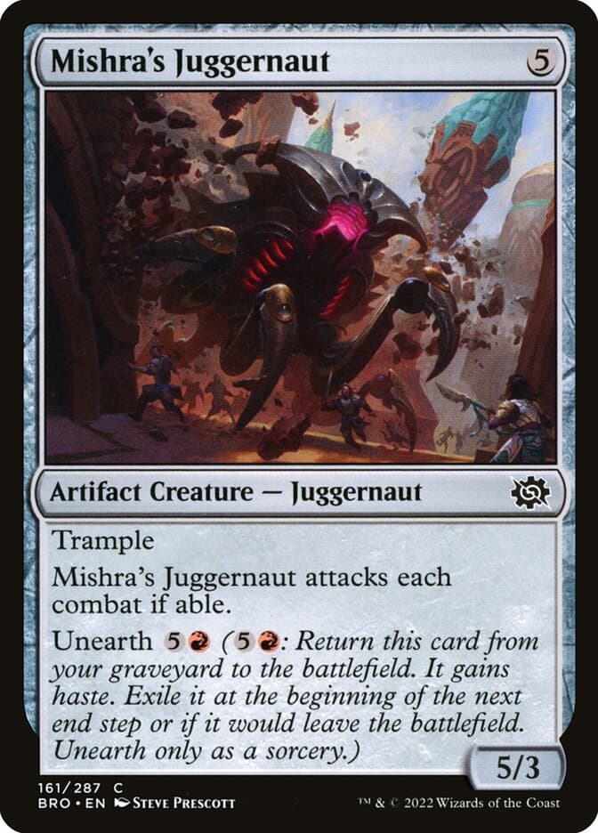 Mishra's Juggernaut — The Brothers' War