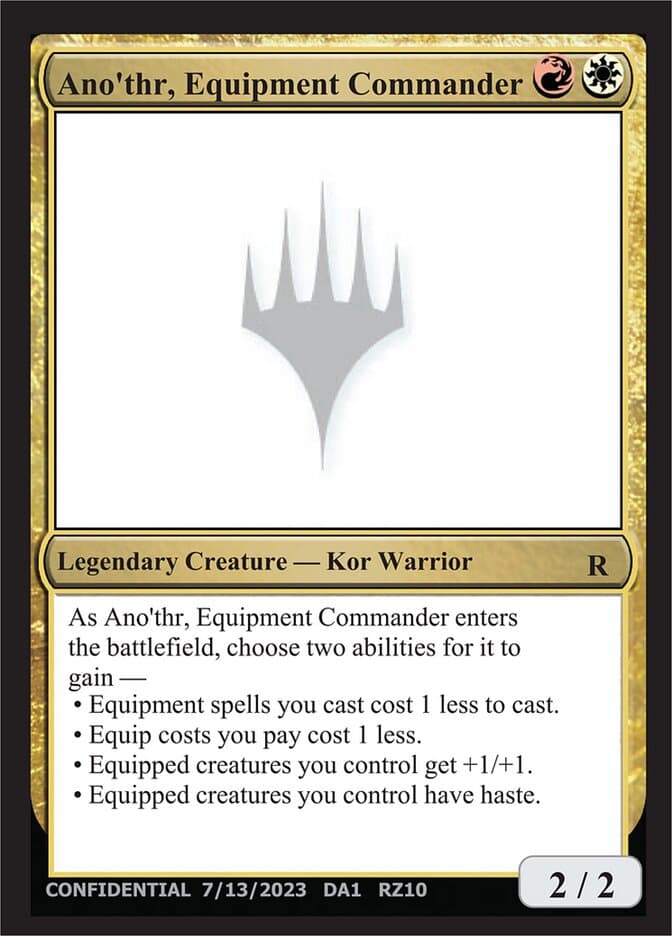 Ano'thr, Equipment Commander — Unknown Event