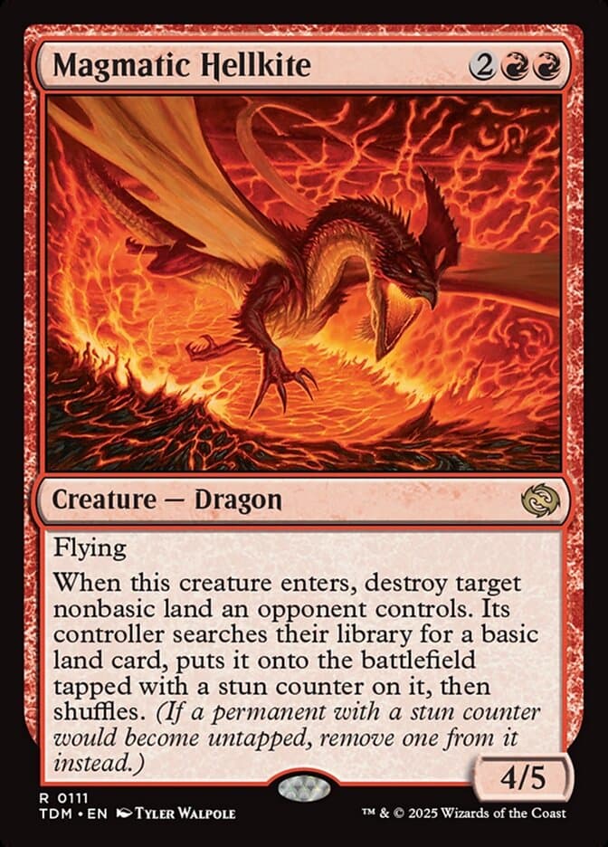 Magmatic Hellkite — Tarkir: Dragonstorm