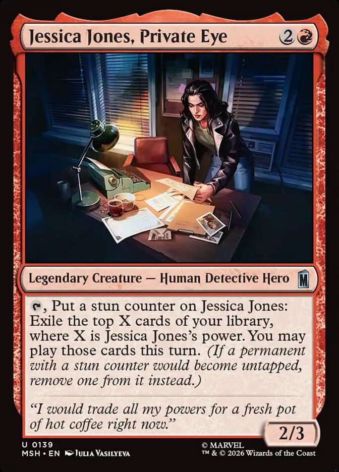Jessica Jones, Private Eye — Marvel Super Heroes