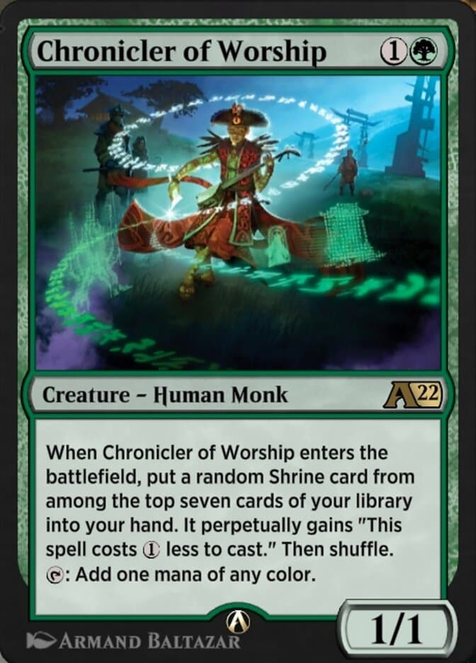 Chronicler of Worship — Alchemy: Kamigawa
