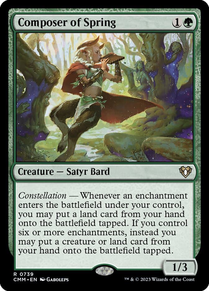 Composer of Spring — Commander Masters