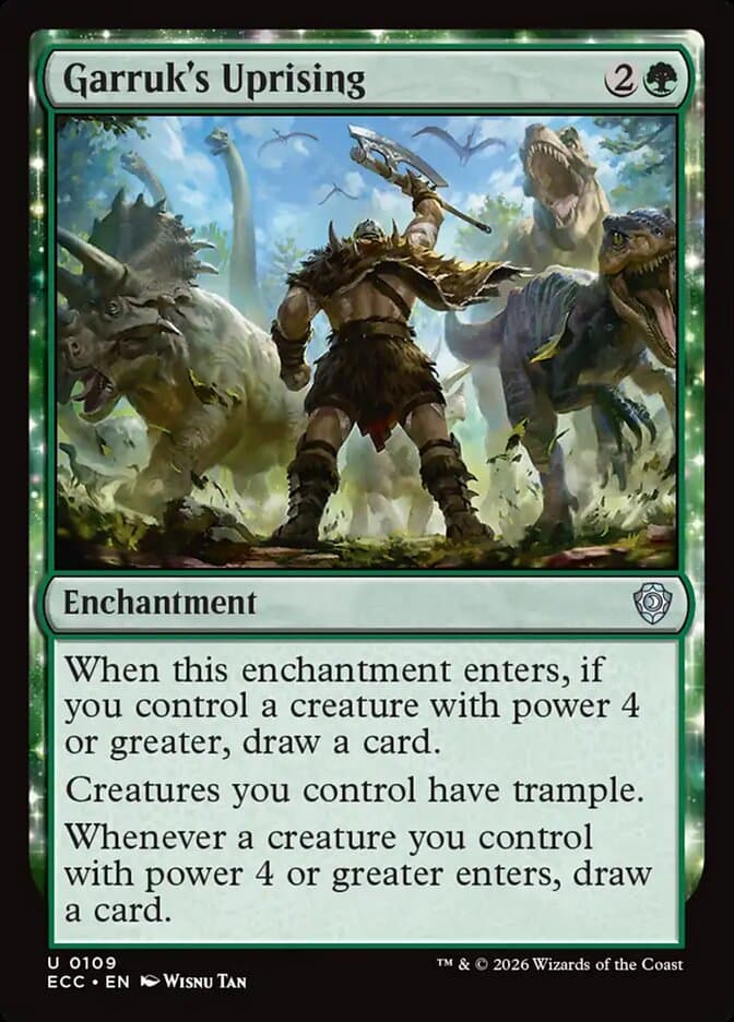 Garruk's Uprising — Lorwyn Eclipsed Commander