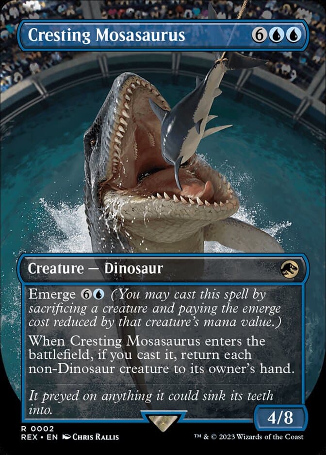 Cresting Mosasaurus — Jurassic World Collection