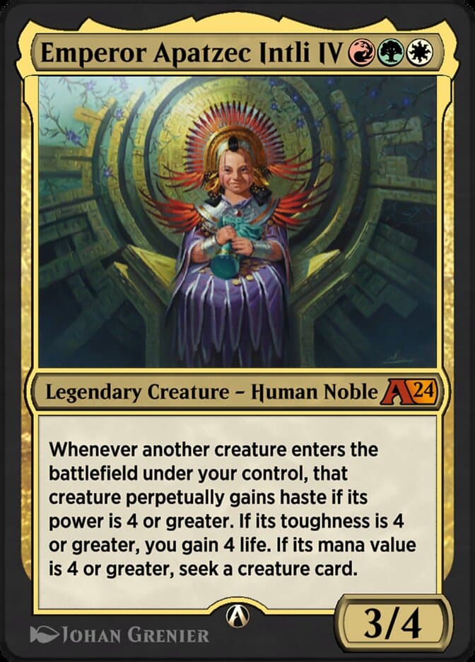 Emperor Apatzec Intli IV — Alchemy: Outlaws of Thunder Junction