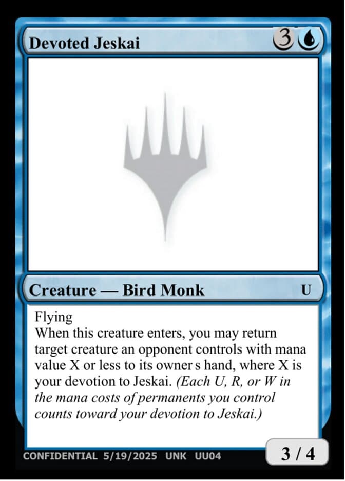 Devoted Jeskai — Unknown Event