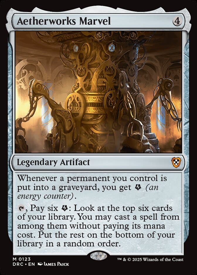Aetherworks Marvel — Aetherdrift Commander