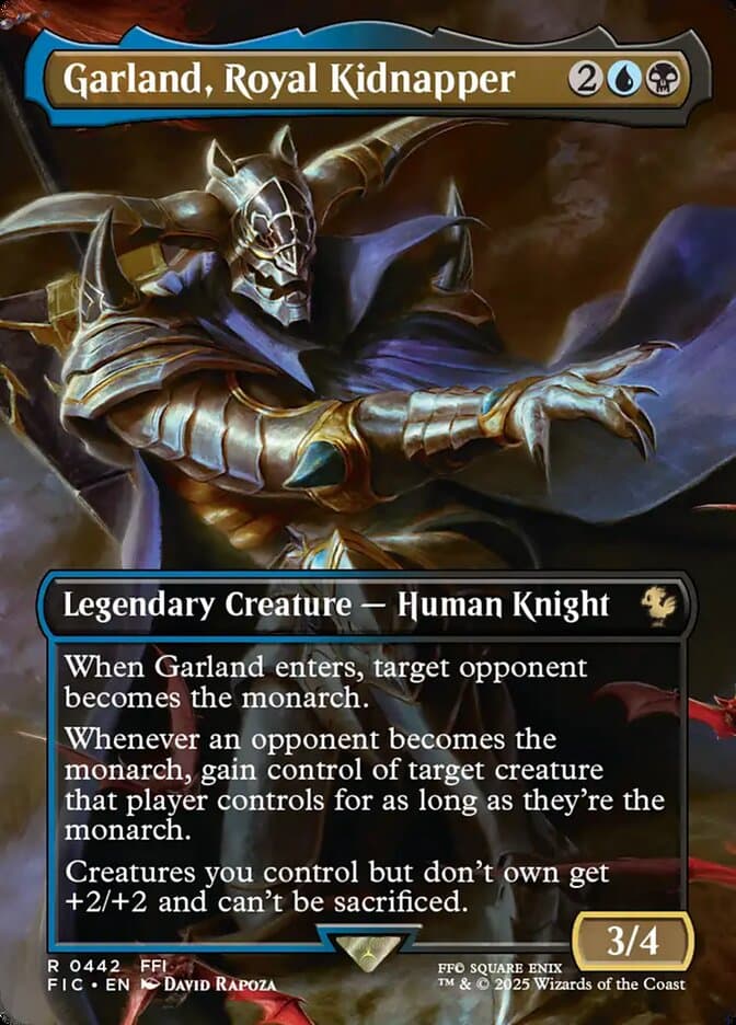 Garland, Royal Kidnapper — Final Fantasy Commander