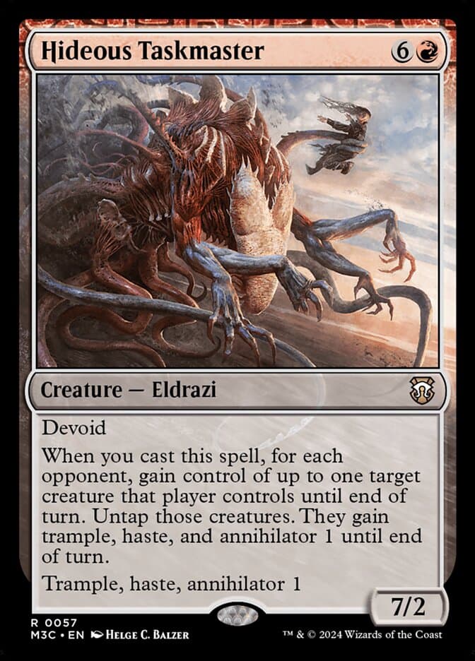 Hideous Taskmaster — Modern Horizons 3 Commander