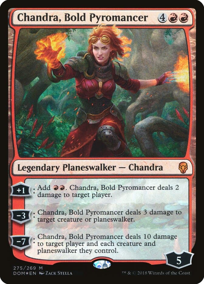 Chandra, Bold Pyromancer — Dominaria