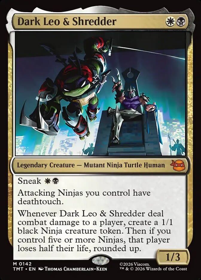 Dark Leo & Shredder — Teenage Mutant Ninja Turtles
