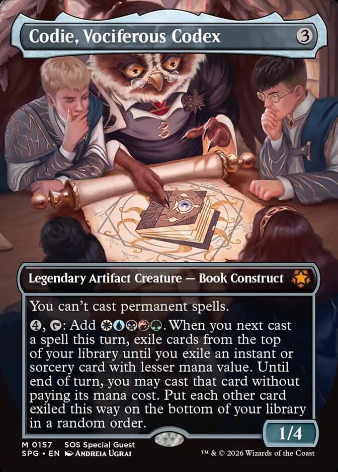 Codie, Vociferous Codex — Special Guests