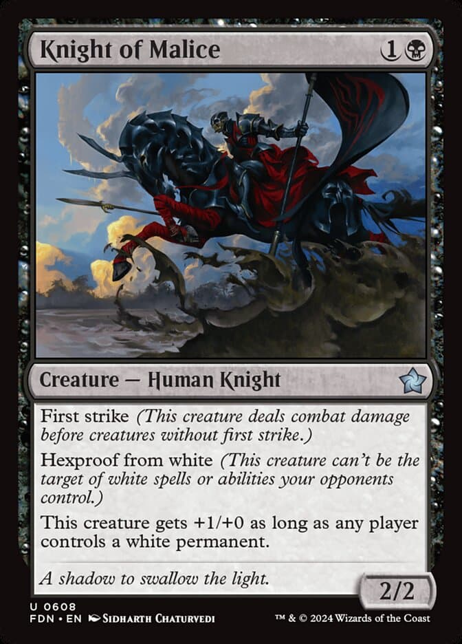 Knight of Malice — Foundations