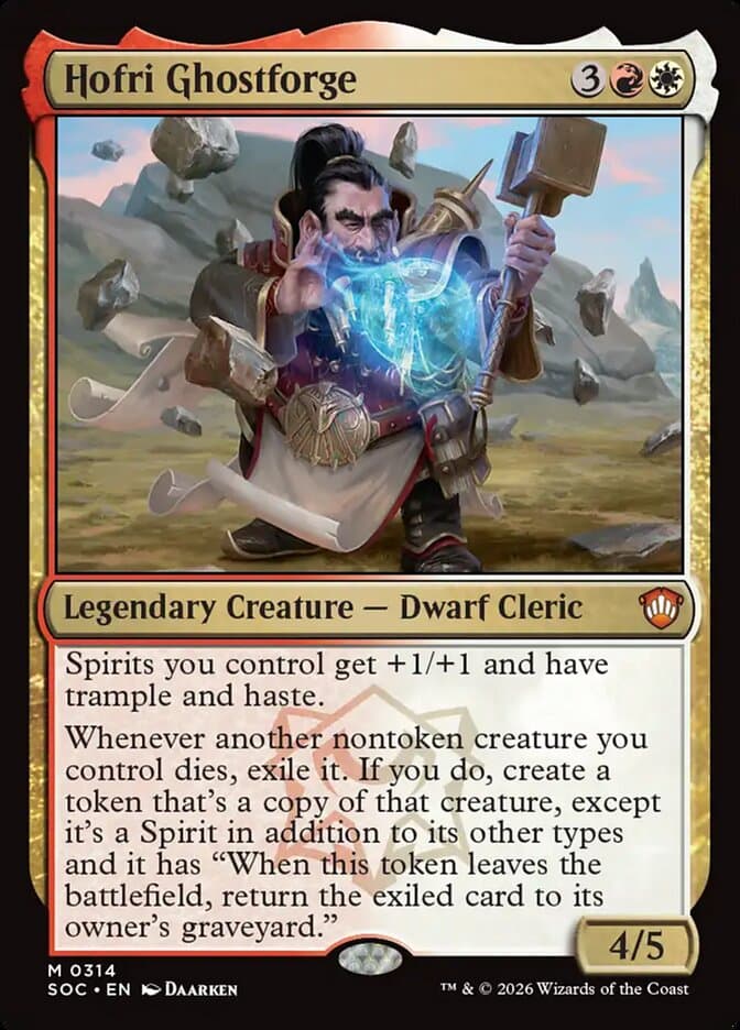 Hofri Ghostforge — Secrets of Strixhaven Commander