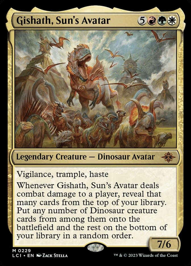 Gishath, Sun's Avatar — The Lost Caverns of Ixalan