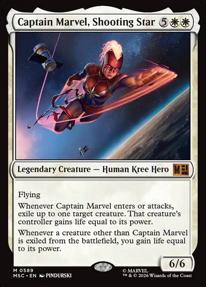 Captain Marvel, Shooting Star — Marvel Super Heroes Commander