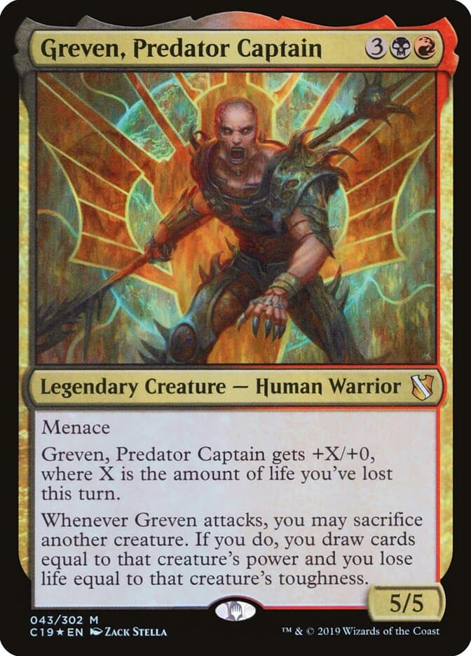 Greven, Predator Captain — Commander 2019