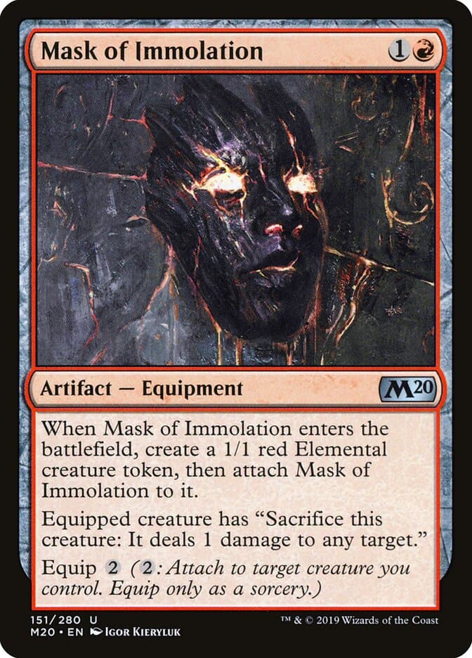 Mask of Immolation — Core Set 2020