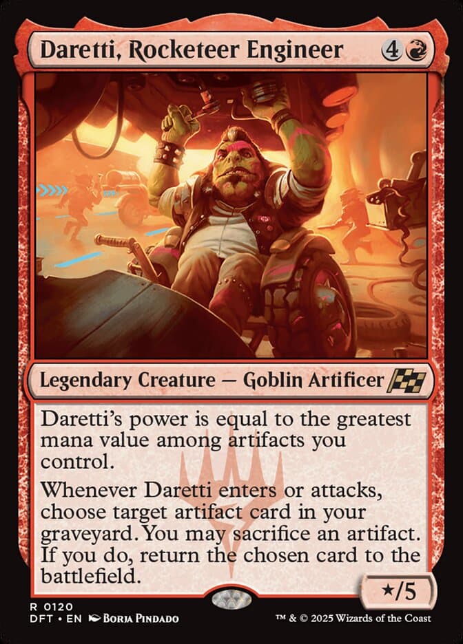 Daretti, Rocketeer Engineer — Aetherdrift
