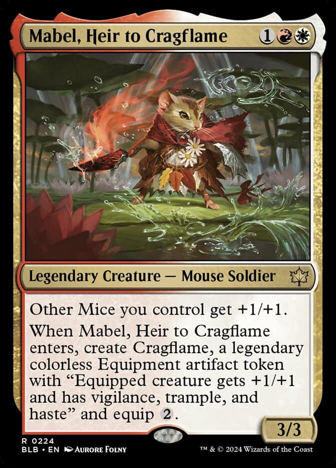 Mabel, Heir to Cragflame — Bloomburrow