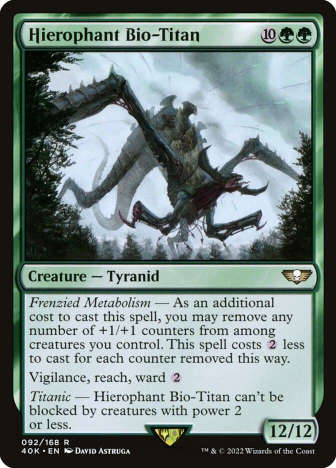 Hierophant Bio-Titan — Warhammer 40,000 Commander