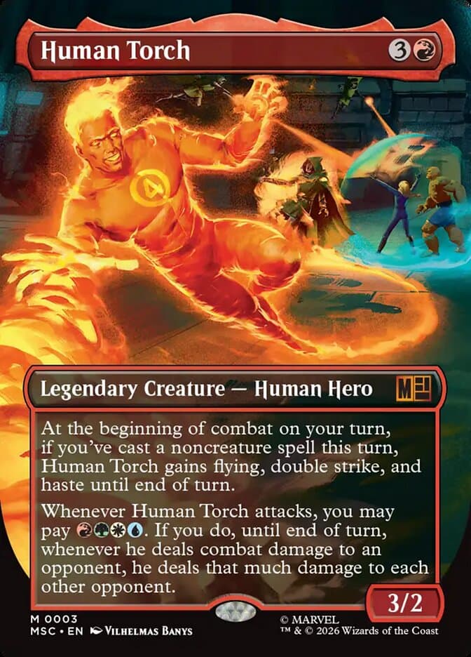 Human Torch — Marvel Super Heroes Commander