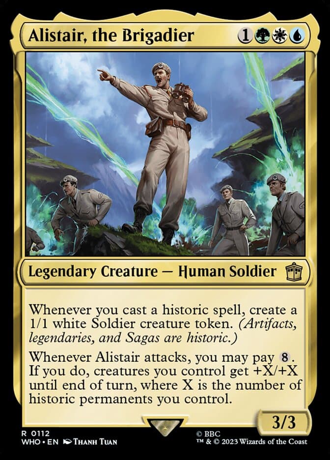 Alistair, the Brigadier — Doctor Who