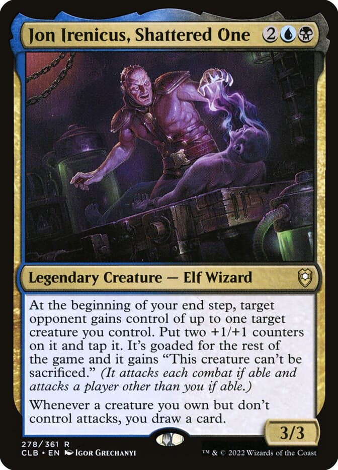 Jon Irenicus, Shattered One — Commander Legends: Battle for Baldur's Gate