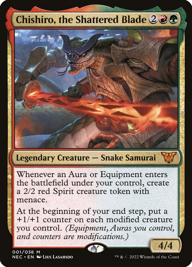 Chishiro, the Shattered Blade — Neon Dynasty Commander