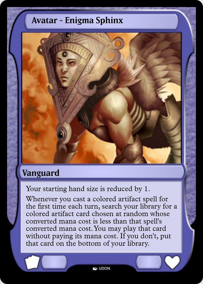 Enigma Sphinx Avatar — Magic Online Avatars