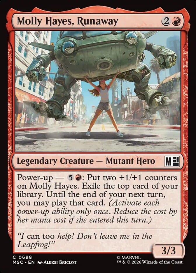 Molly Hayes, Runaway — Marvel Super Heroes Commander